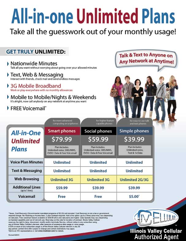 All-in-one Unlimited Cell Phone Plans