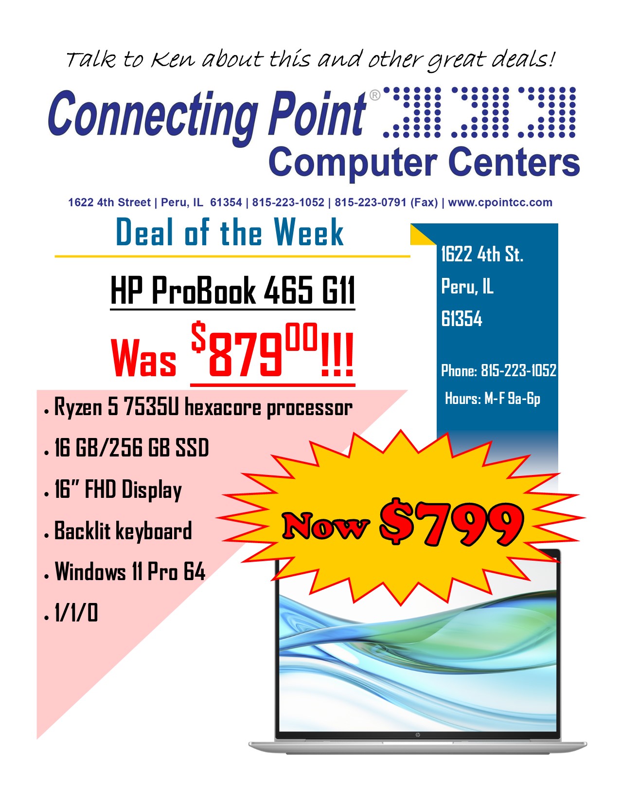 POTW 12-8-2025 HP ProBook 465 G11