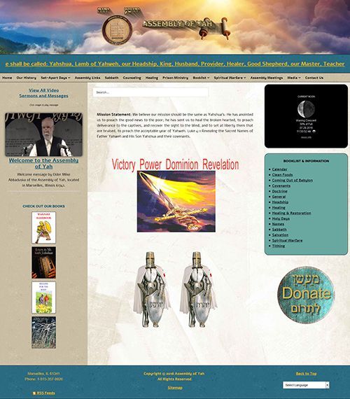 Assembly of Yah Responsive Website Re-Design