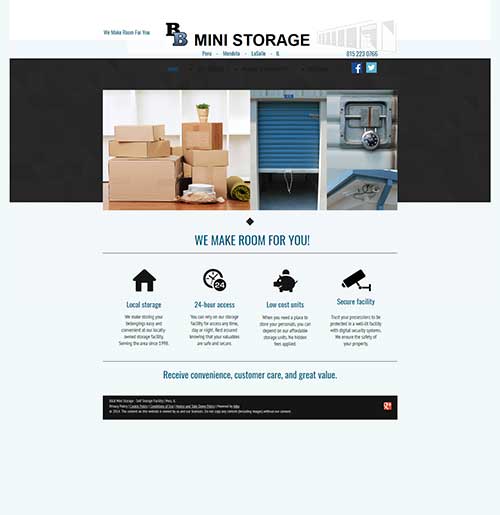 bnb mini storage old website