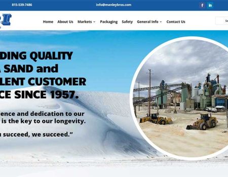 Manley Bros of Indiana, Inc. Website Design & Maintenance