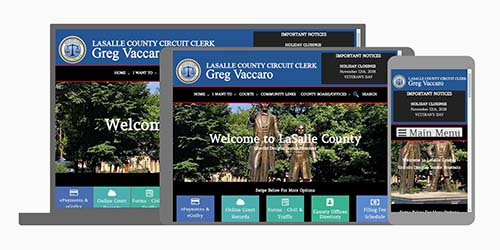 LaSalle County Circuit Clerk testimonial for web design