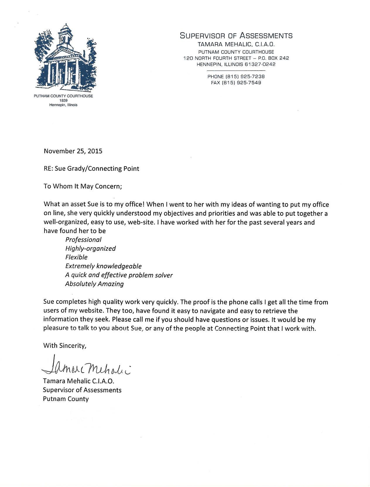 putnam county illinois soa website services testimonial