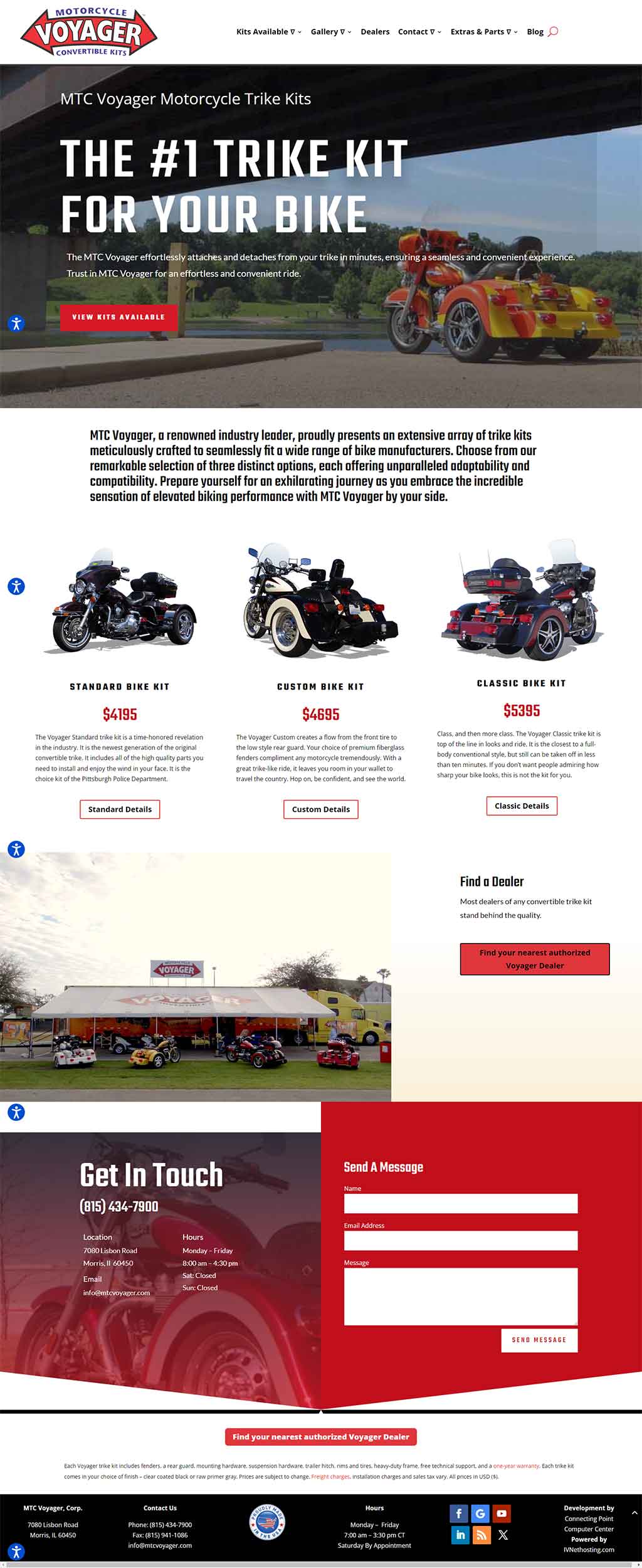 Mobile First Website Design - MTC Voyager, Corp. by Connecting Point Computer Center