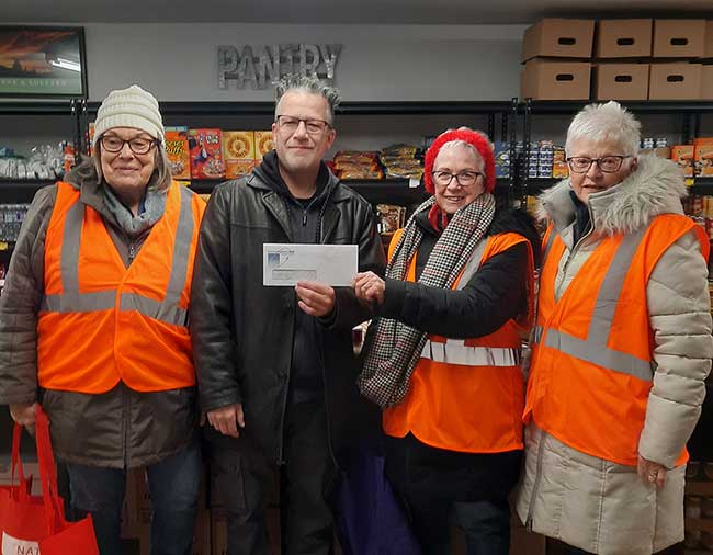 Spring Valley Food Pantry October 2022 Jean Day donation recipient