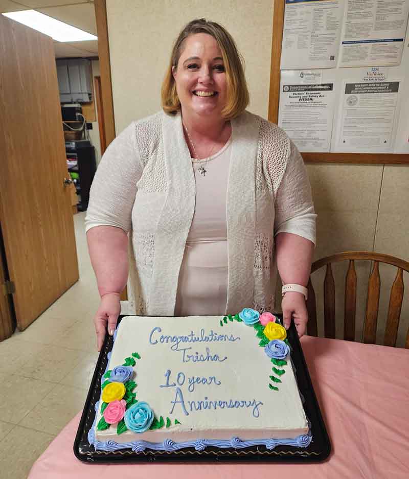 Congratulations Tricia Kooi for 10 years with Connecting Point!